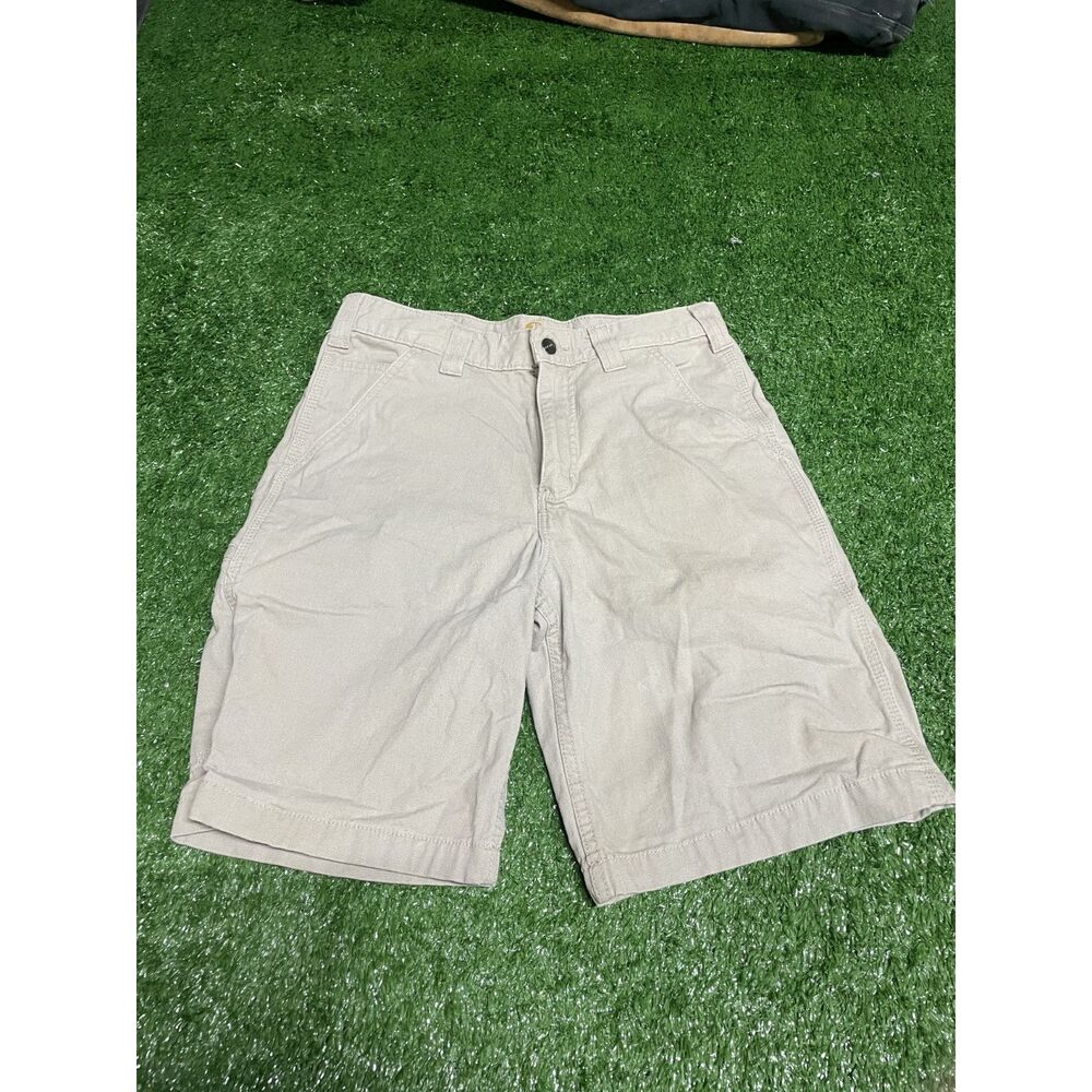 Carhartt Cargo Shorts Men’s 30 Tan Workwear Utility Canvas Durable